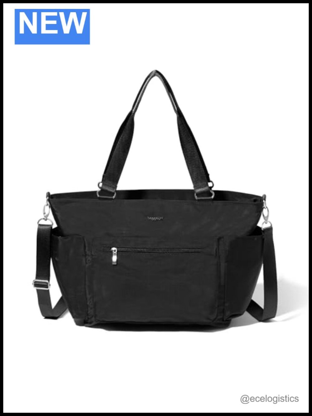 Baggallini Modern Avenue Tote - Nylon Water-Repellent Travel Laptop Bag